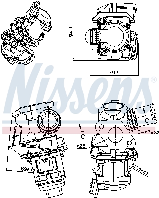 Nissens EGR-klep 98150