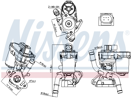 Nissens EGR-klep 98165