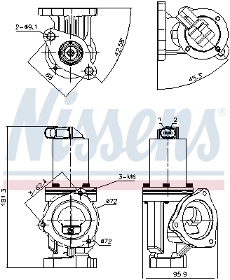 Nissens EGR-klep 98167