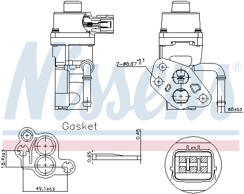 Nissens EGR-klep 98168