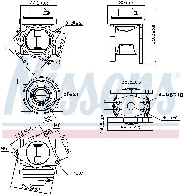 Nissens EGR-klep 98173