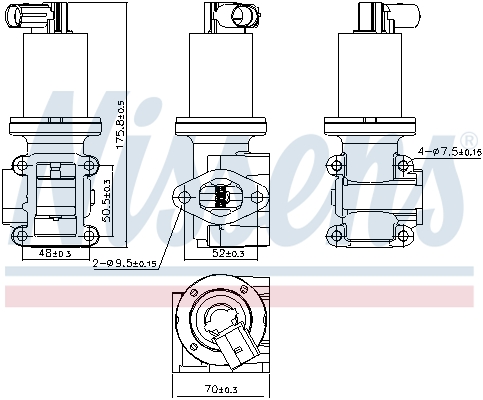 Nissens EGR-klep 98180