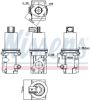 Nissens EGR-klep 98185