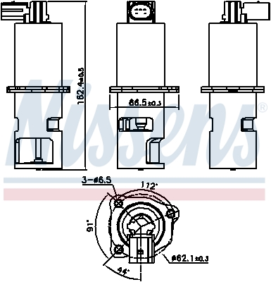 Nissens EGR-klep 98190