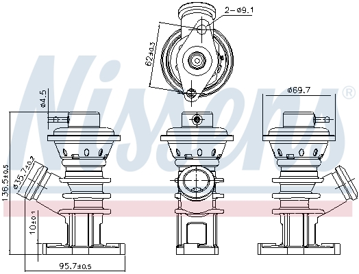 Nissens EGR-klep 98191