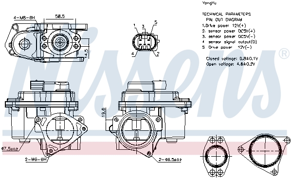 Nissens EGR-klep 98192