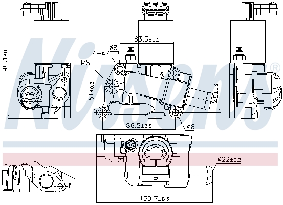 Nissens EGR-klep 98204