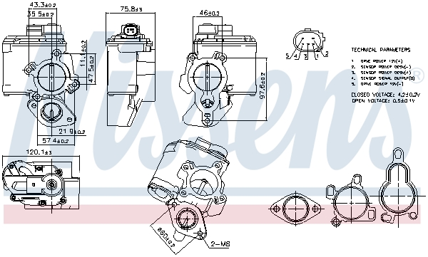 Nissens EGR-klep 98261