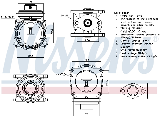 Nissens EGR-klep 98295