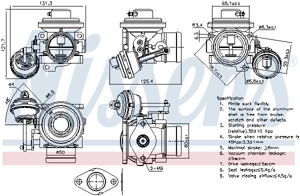 Nissens EGR-klep 98303