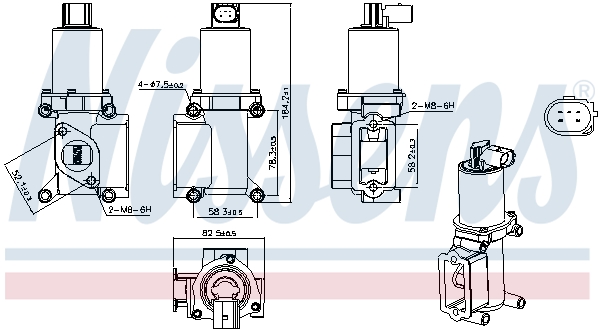 Nissens EGR-klep 98305