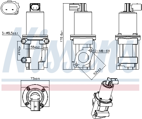 Nissens EGR-klep 98306