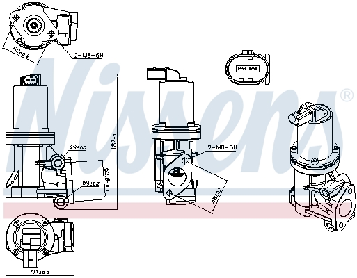 Nissens EGR-klep 98307