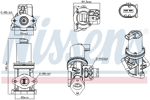 Nissens EGR-klep 98308