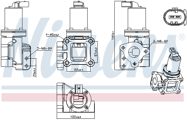 Nissens EGR-klep 98309