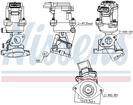 Nissens EGR-klep 98351