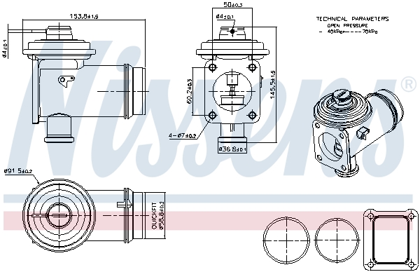 Nissens EGR-klep 98352