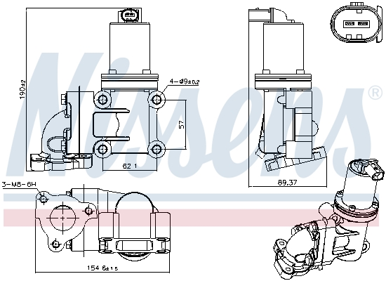 Nissens EGR-klep 98355