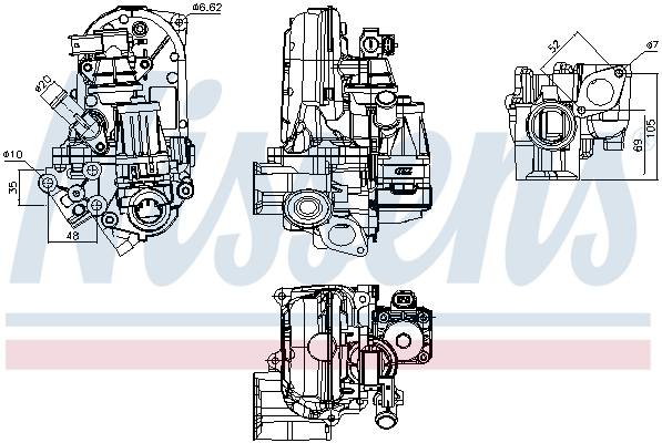 Nissens AGR modul 98380