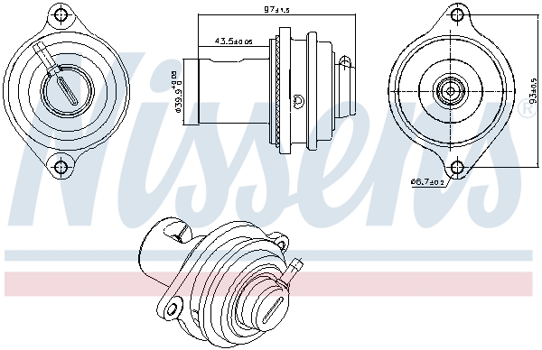 Nissens EGR-klep 98411