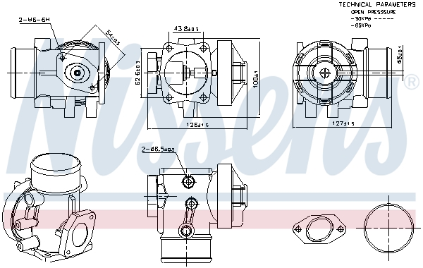 Nissens EGR-klep 98445