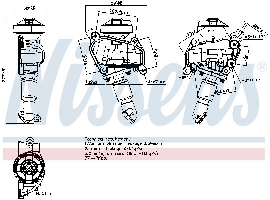 Nissens EGR-klep 98488