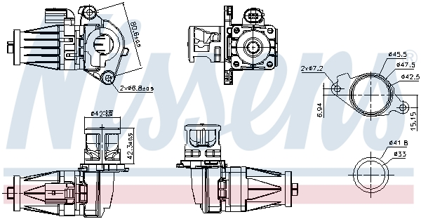 Nissens EGR-klep 98541