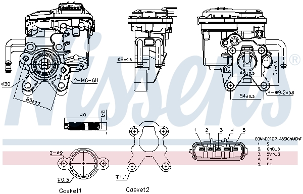 Nissens EGR-klep 98555