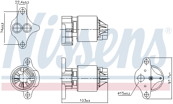 Nissens EGR-klep 98560