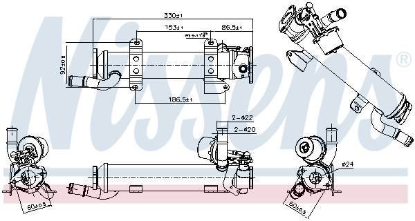 Nissens EGR koeler 989277