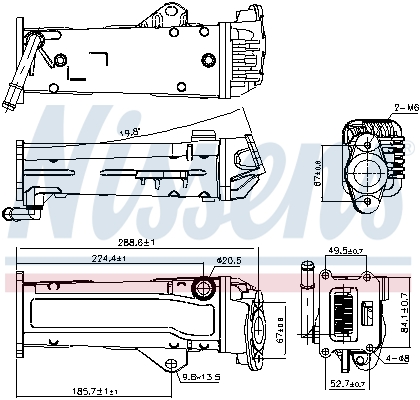 Nissens EGR koeler 989284