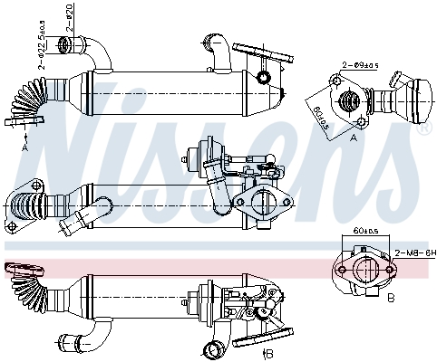 Nissens EGR koeler 989290