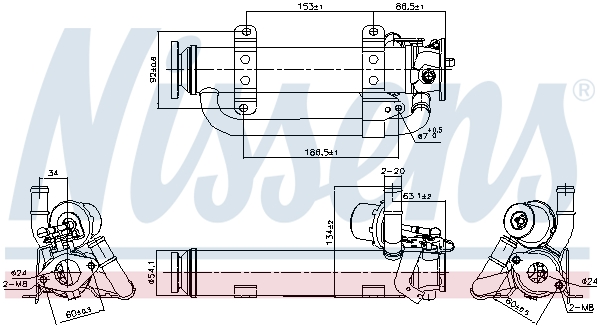 Nissens EGR koeler 989398