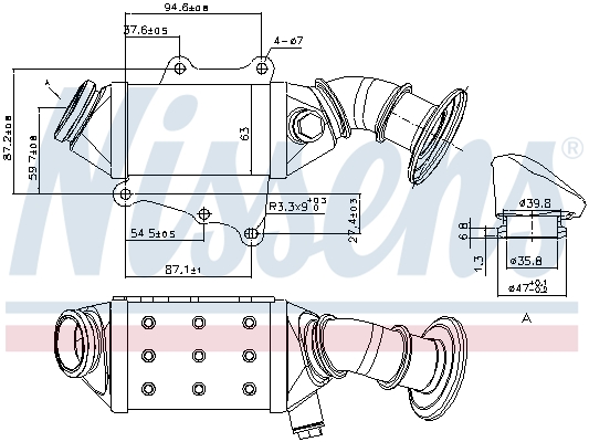 Nissens EGR koeler 989403