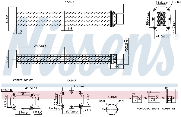 Nissens Koeler, uitlaatterugvoering 989569