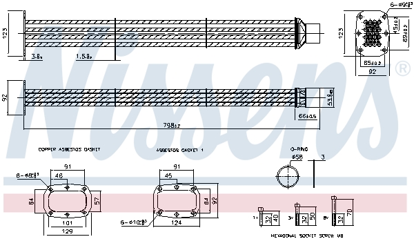 Nissens Koeler, uitlaatterugvoering 989601