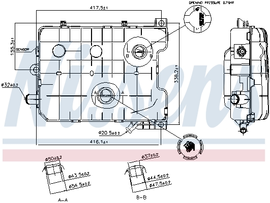 Nissens Expansievat 996021