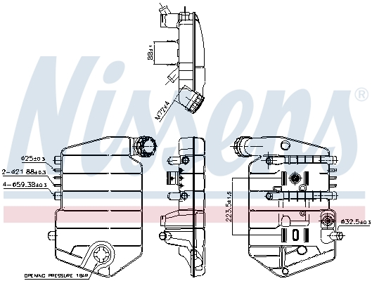 Nissens Expansievat 996024