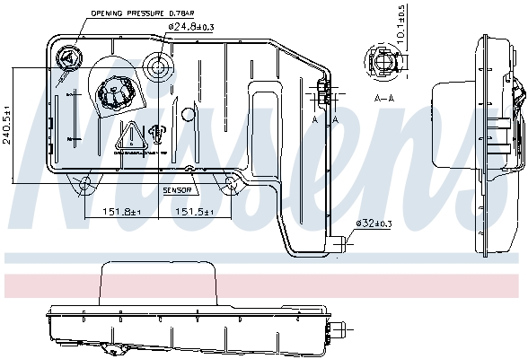 Nissens Expansievat 996027