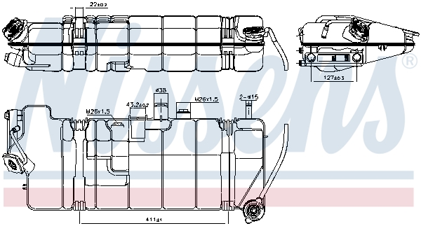 Nissens Expansievat 996029