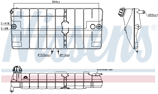 Nissens Expansievat 996030