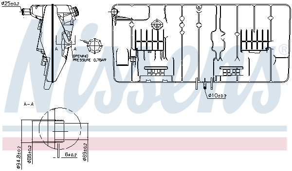 Nissens Expansievat 996031