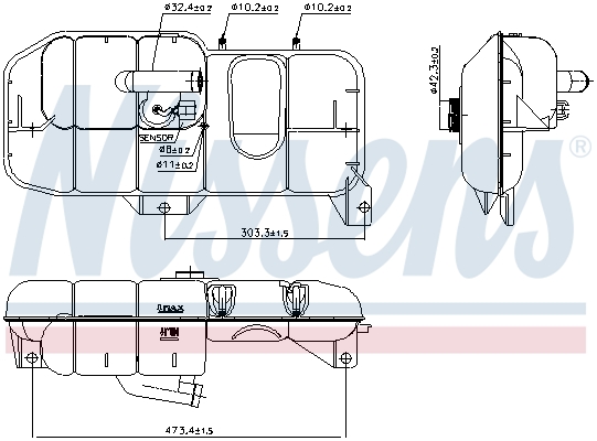 Nissens Expansievat 996035