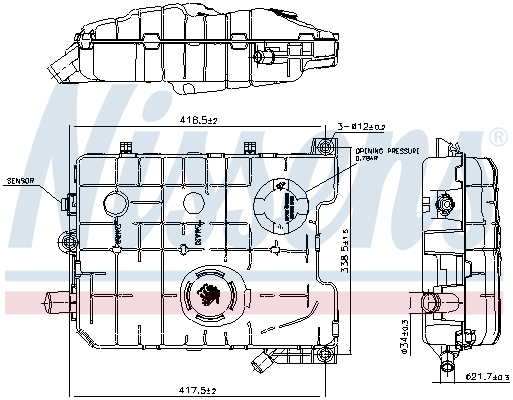 Nissens Expansievat 996058