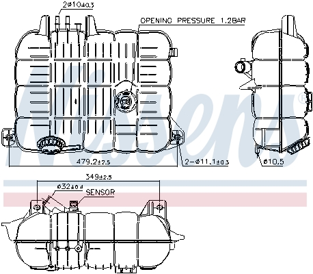 Nissens Expansievat 996069