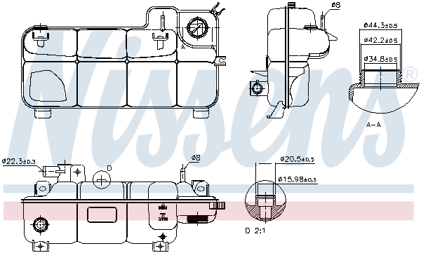 Nissens Expansievat 996077