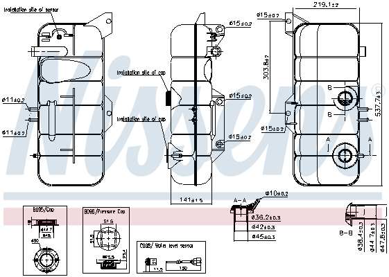 Nissens Expansievat 996083