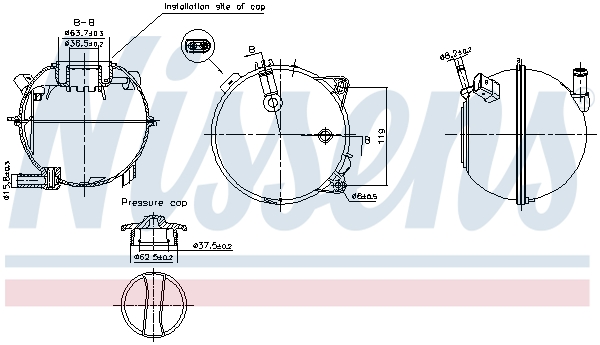 Nissens Expansievat 996120