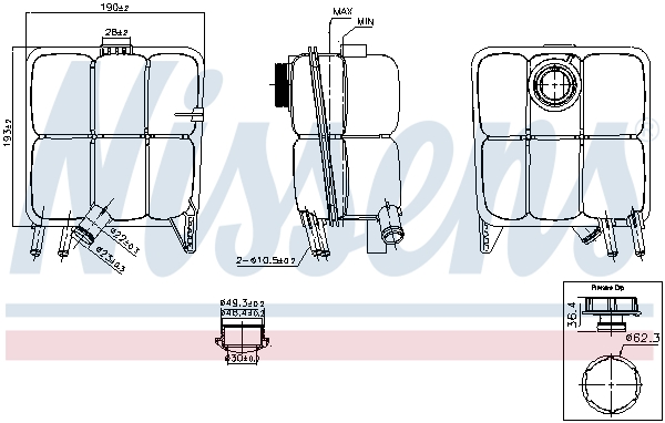 Nissens Expansievat 996123