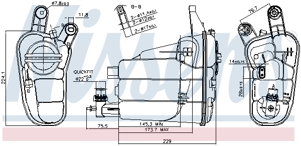 Nissens Expansievat 996128